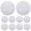 10Pcs Baksidor Cabochonstenar För Smyckestillverkning 3