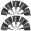 20Pcs Plastgödselburk För Växter Lock L 6