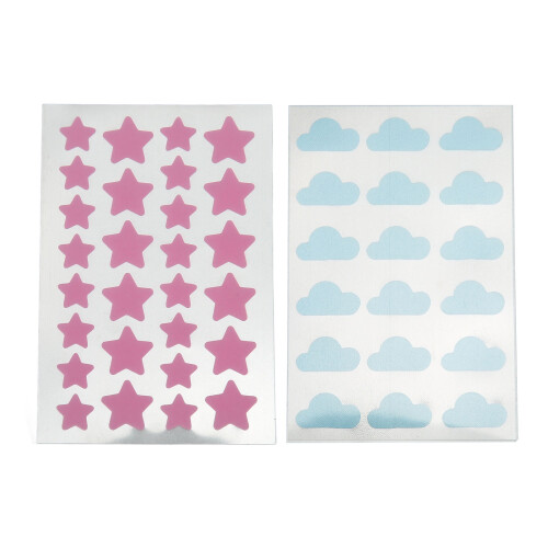 46 Pcs Star Shape Hydrocolloid Face Patch Set