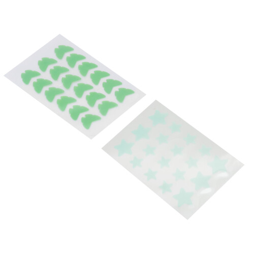 36Pcs Hydrocolloid Pimple Pads Cartoon Shape Healing Cute Face Patch 1