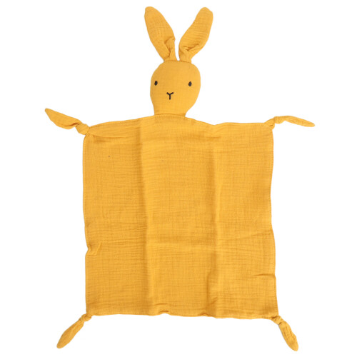 (Yellow) Bunny-Lieblingstuch aus Baumwolle, gelb