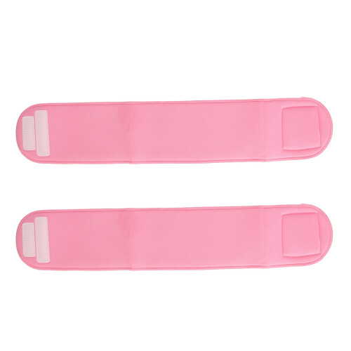 (Pink) 2 Pcs Gel Neck Patch Anti Wrinkle Wrap Pink 1