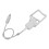 (White) Baby Nose Aspirator Soft Silicone Cleaner 2