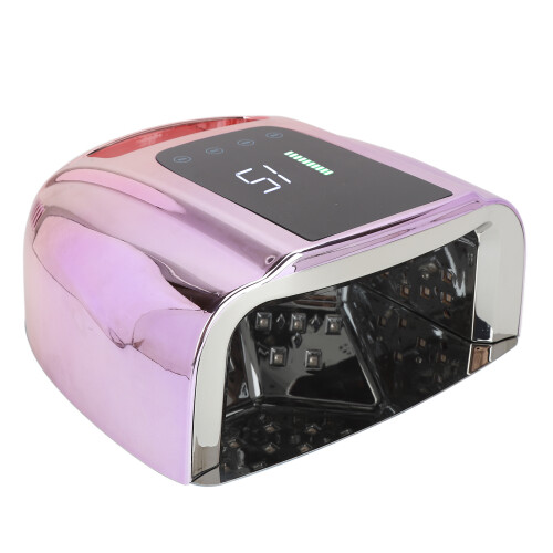 (EU Plug) 96W Rechargeable LED Nail Dryer Purple 1