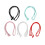 10pcs Silicone Sound Amplifier Lanyard, 5 Colors 2