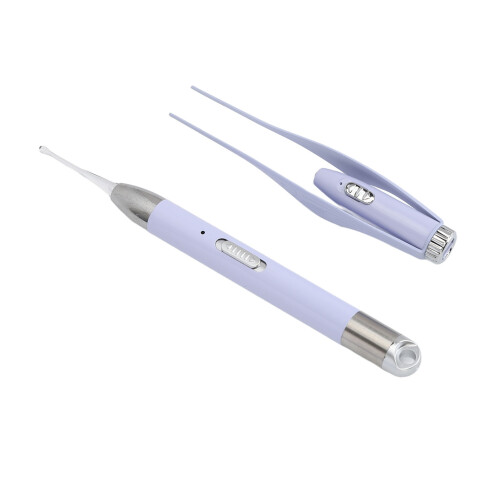 USB Rechargeable Ear Wax Spoon Light Purple 1