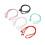 10pcs Silicone Sound Amplifier Lanyard, 5 Colors 4
