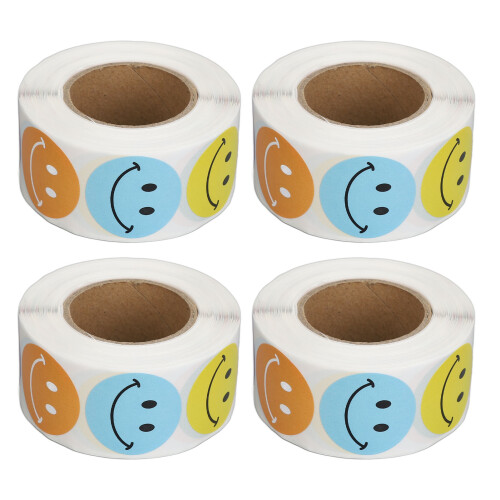4 Rols Lachgezicht Stickers