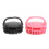 2x Silicone Scalp Massage Shampoo Brush Pink/Black 1