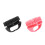 2x Silicone Scalp Massage Shampoo Brush Pink/Black 2