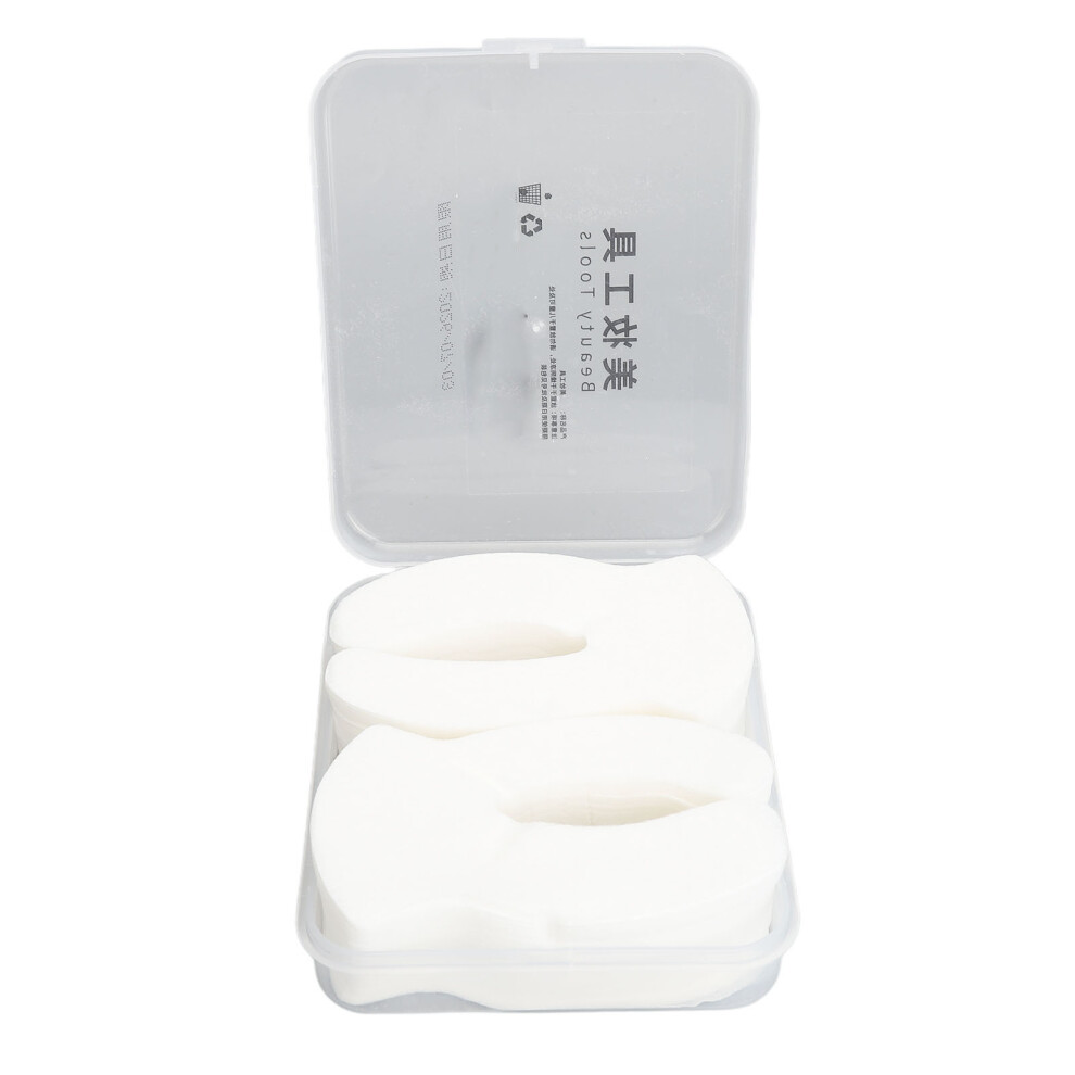 200pcs Disposable Under Eye Mask U Shape Cotton Water Retention Sheet