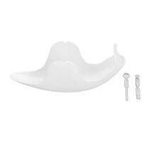 White Snail-Shaped Hanging Incense Coil Holder