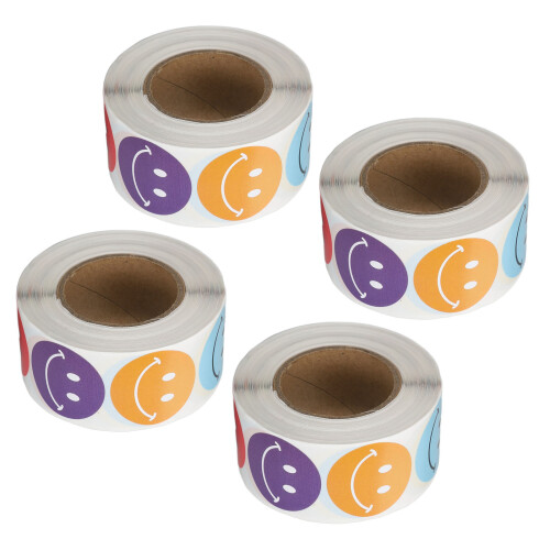 4 Rols Lachgezicht Stickers 2