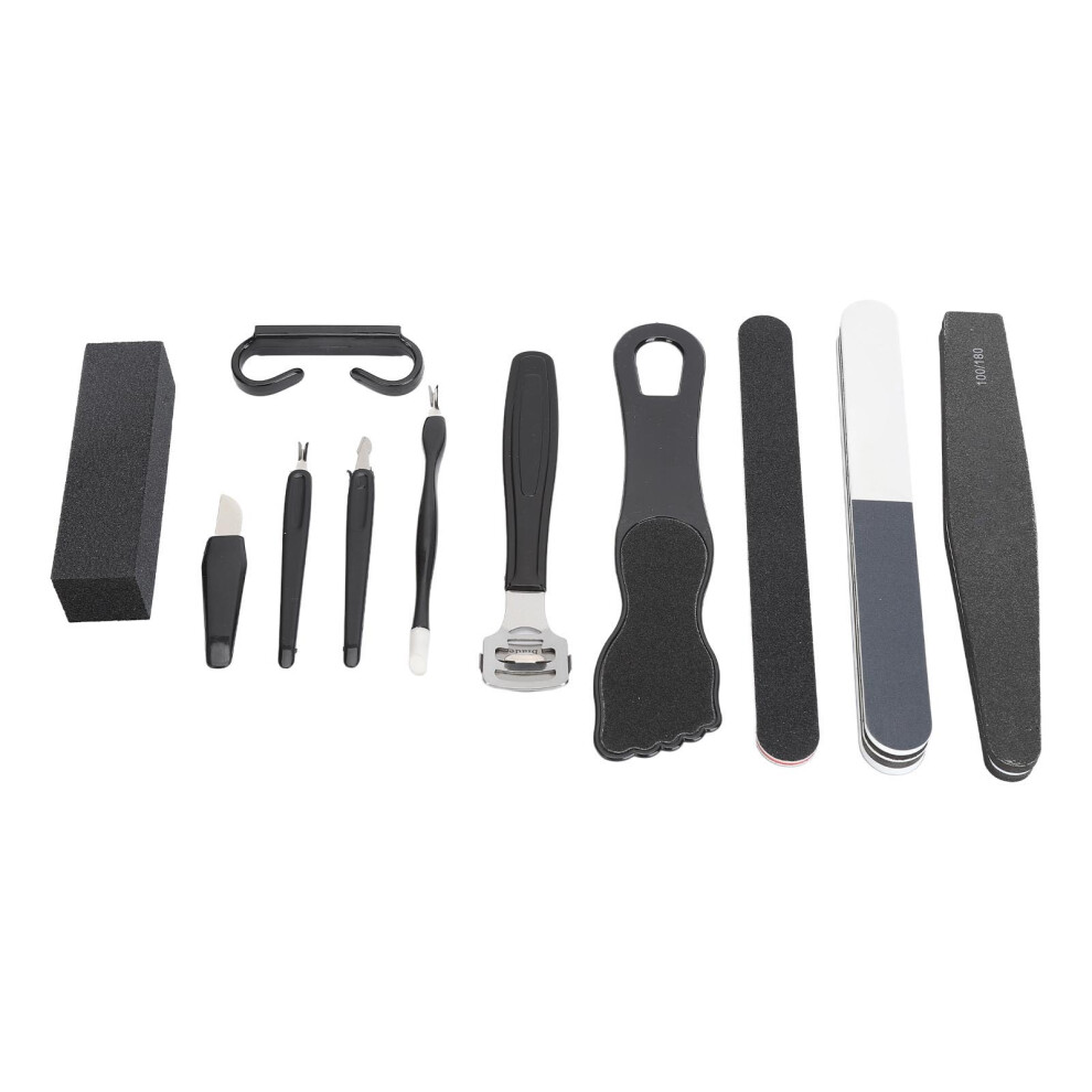 12pcs Foot Care Pedicure Set Callus Remover Double Sided File Tool