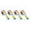 4 Rols Lachgezicht Stickers 2