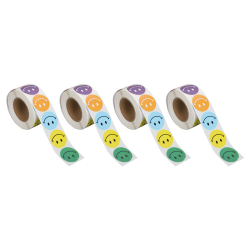 4 Rols Lachgezicht Stickers 1