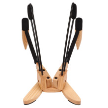 Foldable Wooden Guitar Stand for Cello, Guitar, Bass | Portable & Beautiful Texture