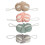 4Pcs Bath Mesh Pouf Shower Scrubbing Sponges 1
