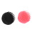 2x Silicone Scalp Massage Shampoo Brush Pink/Black 5