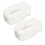 200pcs U-Shape Cotton Under Eye Masks 2