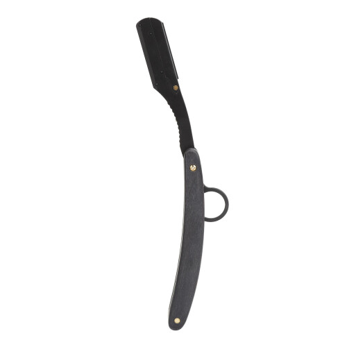 Foldable Wooden Handle Stainless Steel Beard Clipper 2