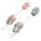 4Pcs Bath Mesh Pouf Shower Scrubbing Sponges 4
