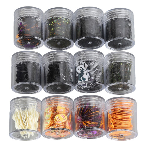 Nail Art Glitter Sequins für Halloween