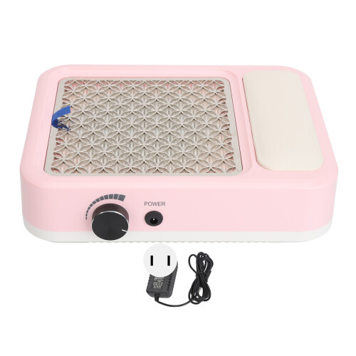 (US Plug) 2-in-1-Nagelstaub-Sammler mit Filter und Ventilator