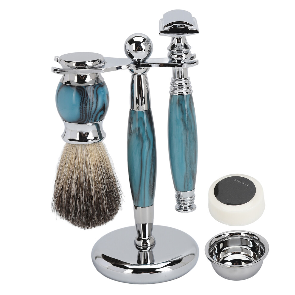Beard Trimmer Kit Manual Moustache Grooming Tool with Brush Hanger