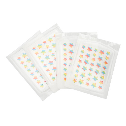 4 Sheets Hydrocolloid Pimple Patch Waterproof Star Shape Portable