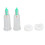 2pcs Finger Cupping Therapy Cups with Silicone Flat Elbow Rings 1