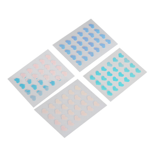 4Pcs Heart Shape Hydrocolloid Acne Patches