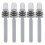 (Grey) 5x Kamm-Reinigungsbürste, langgriffig 3