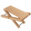 Sturdy Wooden Guitar Foot Rest, 3 Adjustable Heights, Foldable, Beech 9