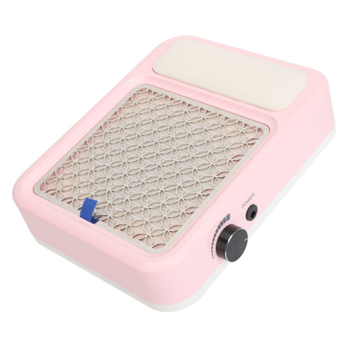 (US Plug) 2-in-1-Nagelstaub-Sammler mit Filter und Ventilator 2