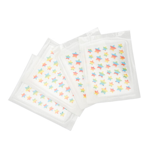 4 Sheets Hydrocolloid Pimple Patch Waterproof Star Shape Portable 2