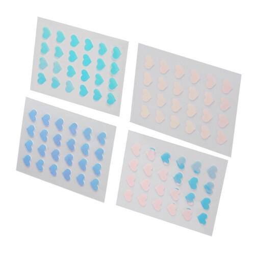 4Pcs Heart Shape Hydrocolloid Acne Patches 2