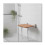 Cassellie Shower Seat Wooden Folding Adjustable Wall Mounted 5