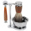 Männerrasier-Set: Trimmer, Seifenständer, Bartbürste, Vintage 3