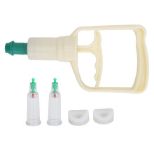 Finger Cupping Device Vacuum Suction Circulation 2 Cups 2 Rings Manual