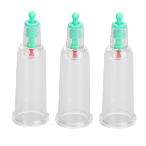 3pcs Finger Cupping Cup Vacuum Massage Strong Suction Small Cup