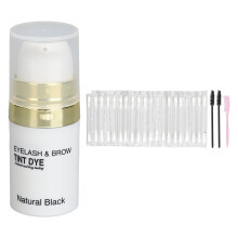 Augenbrauen-Färbekit semi-permanent schwarz für Zuhause