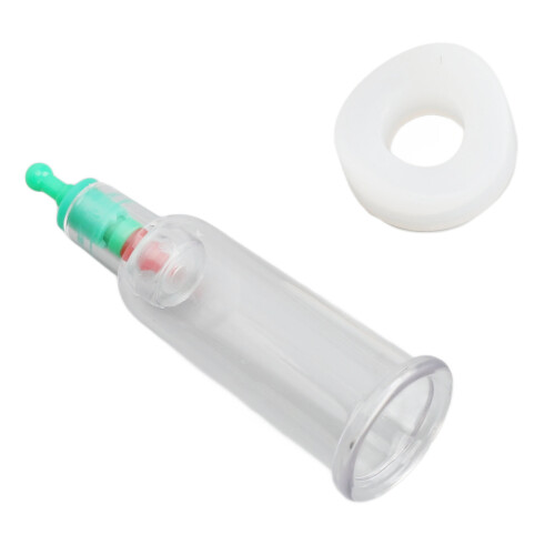 Finger Cupping Cup Vacuum Massage Thumb Cup mit Gummi 2