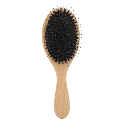 Ovale Houten Handvat Kussen Styling Haarborstel 2