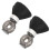 2pcs Ergonomic Barber Neck Duster Brush 2