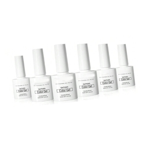 6 Farben Nagelkunst-Gellack langlebig rissfest 2