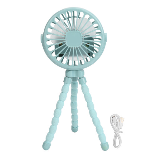 (Blue) Ventilatore Passeggina Portatile
