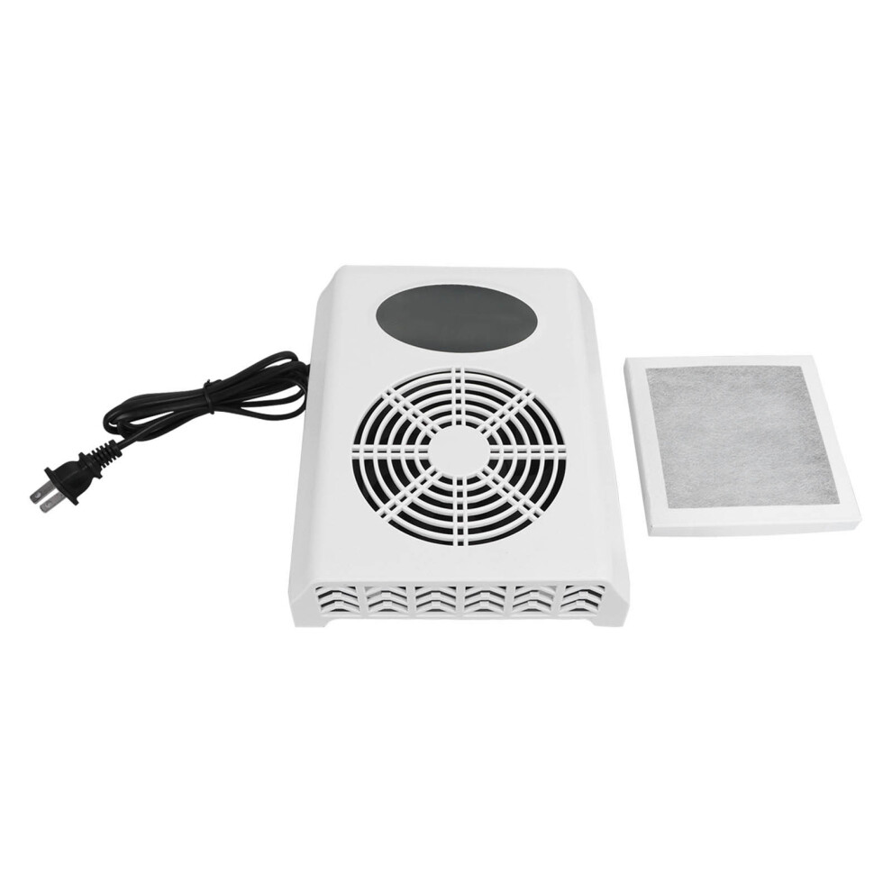 (White) Nail Dust Collector 80W Low Noise Vacuum Cleaner 461605396798
