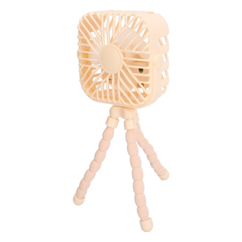 (Yellow) Tischventilator 3-Gang LED Flex-Stativ Portable Pink 1
