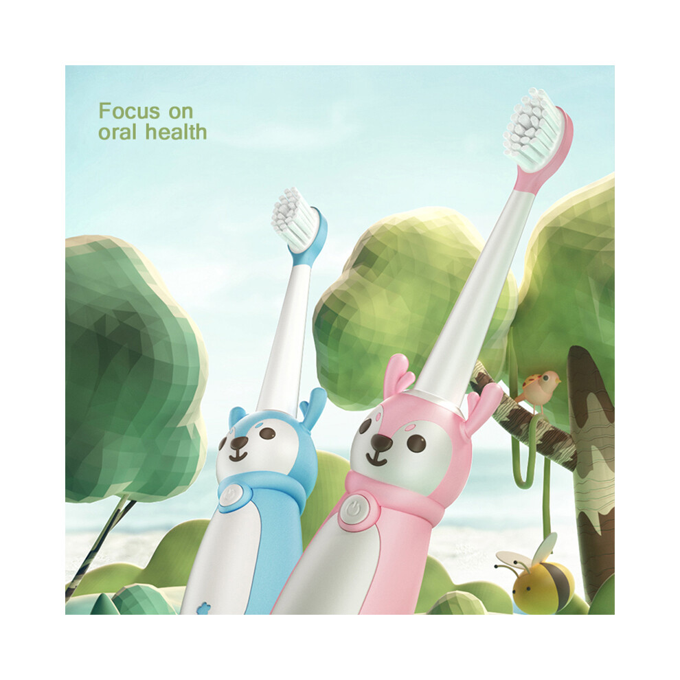 Rechargeable electric toothbrush 2-min timer IPX7 waterproof